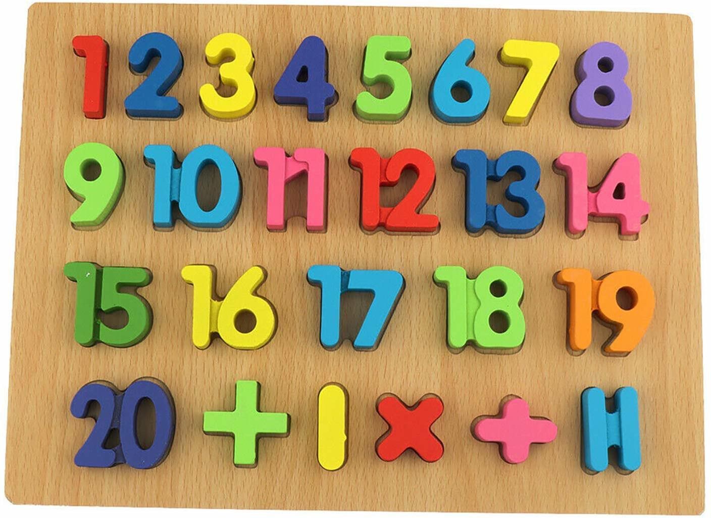 lattice Wooden Counting Numbers (0 to 20) Educational Tray Toy for Kids-picture-10