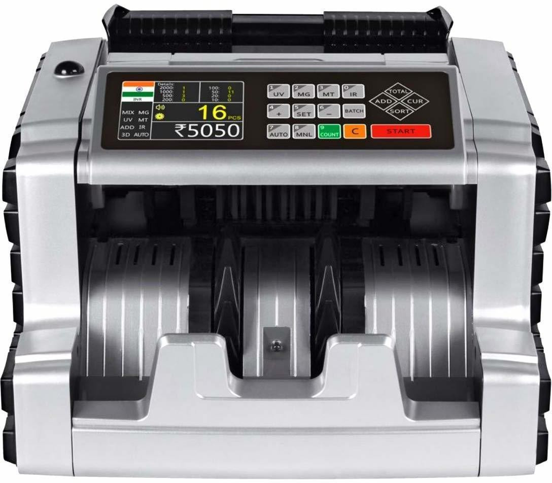 Drop2Kart Bill Counter with UV+MG+MT+IR Detection Note Counting Machine image 1