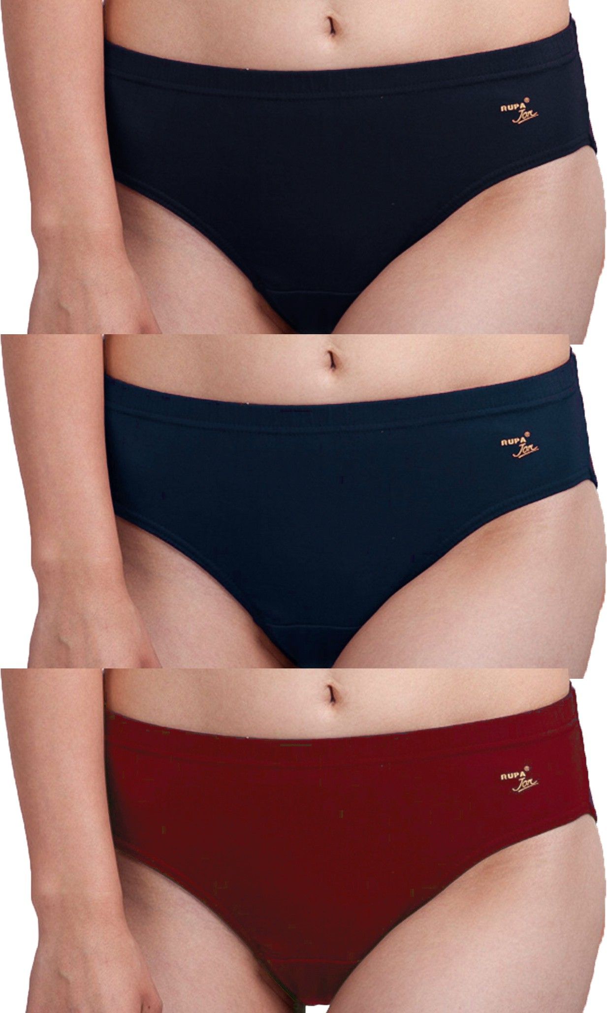 rupa Pack of 3 Women Hipster Multicolor Panty-picture-21