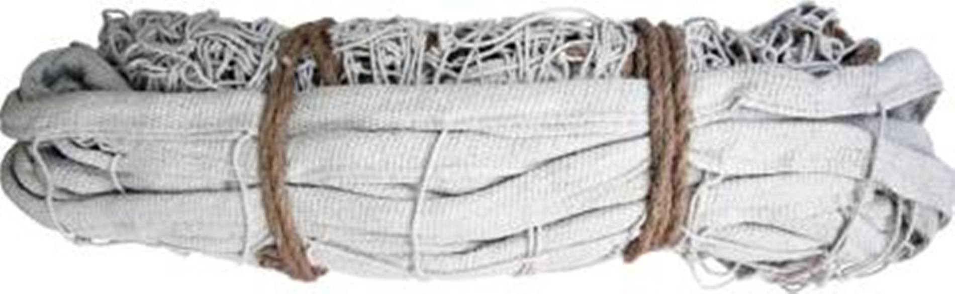 labh traders labh One Side Tape Practice Volleyball Net (White) Volleyball Net Volleyball Net image 1