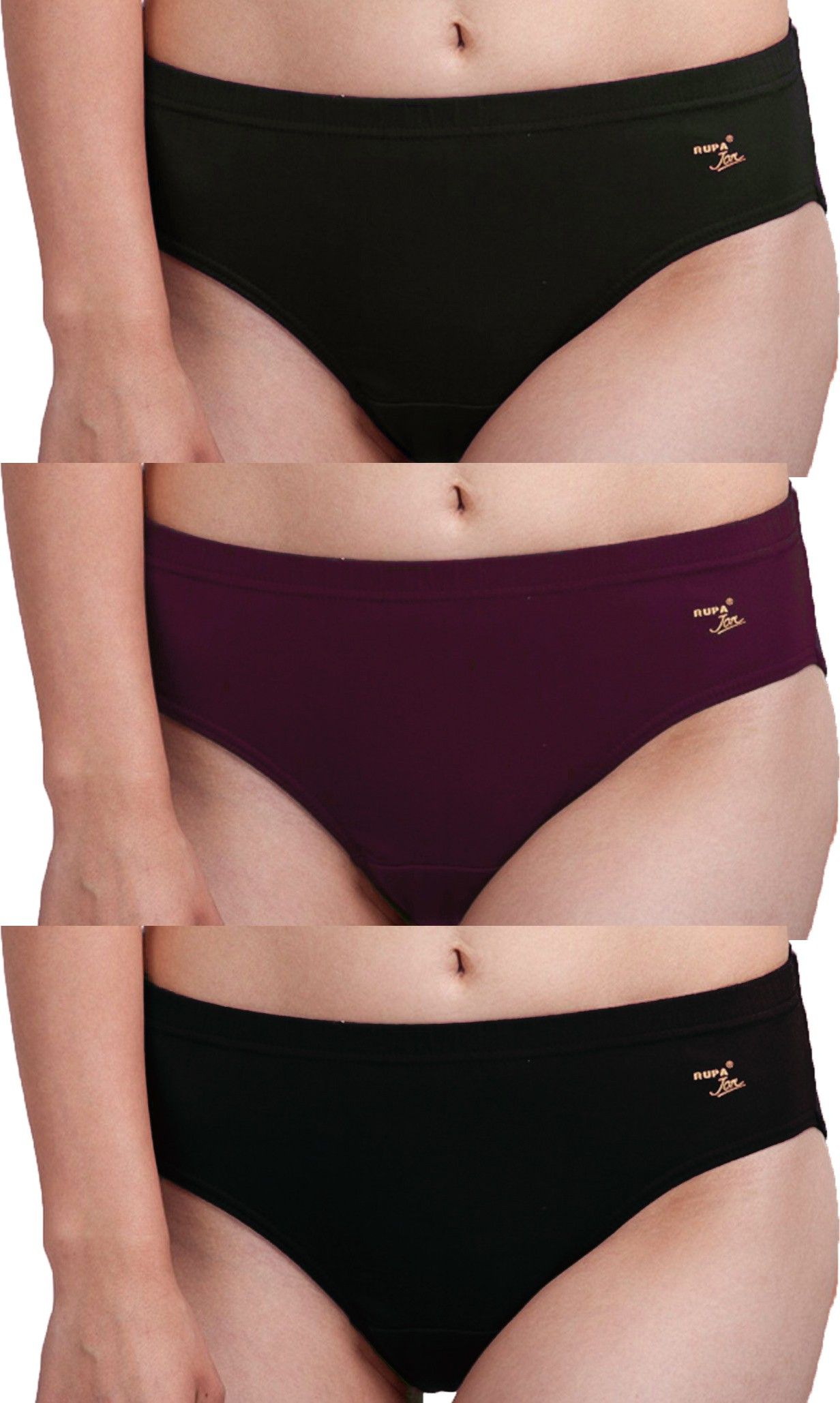 rupa Pack of 3 Women Hipster Multicolor Panty-picture-23