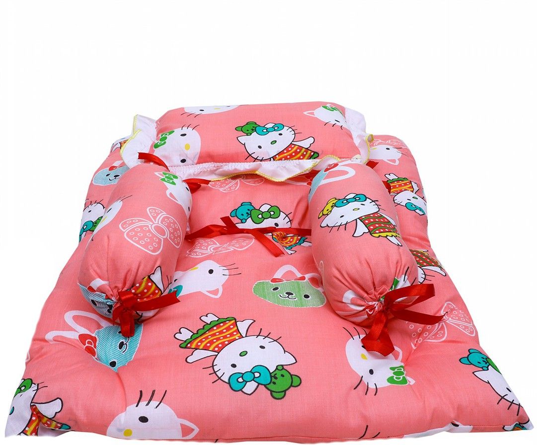 New Born Baby 4Pcs Polycotton Bedding Set Baby Bed Teddy-image-35