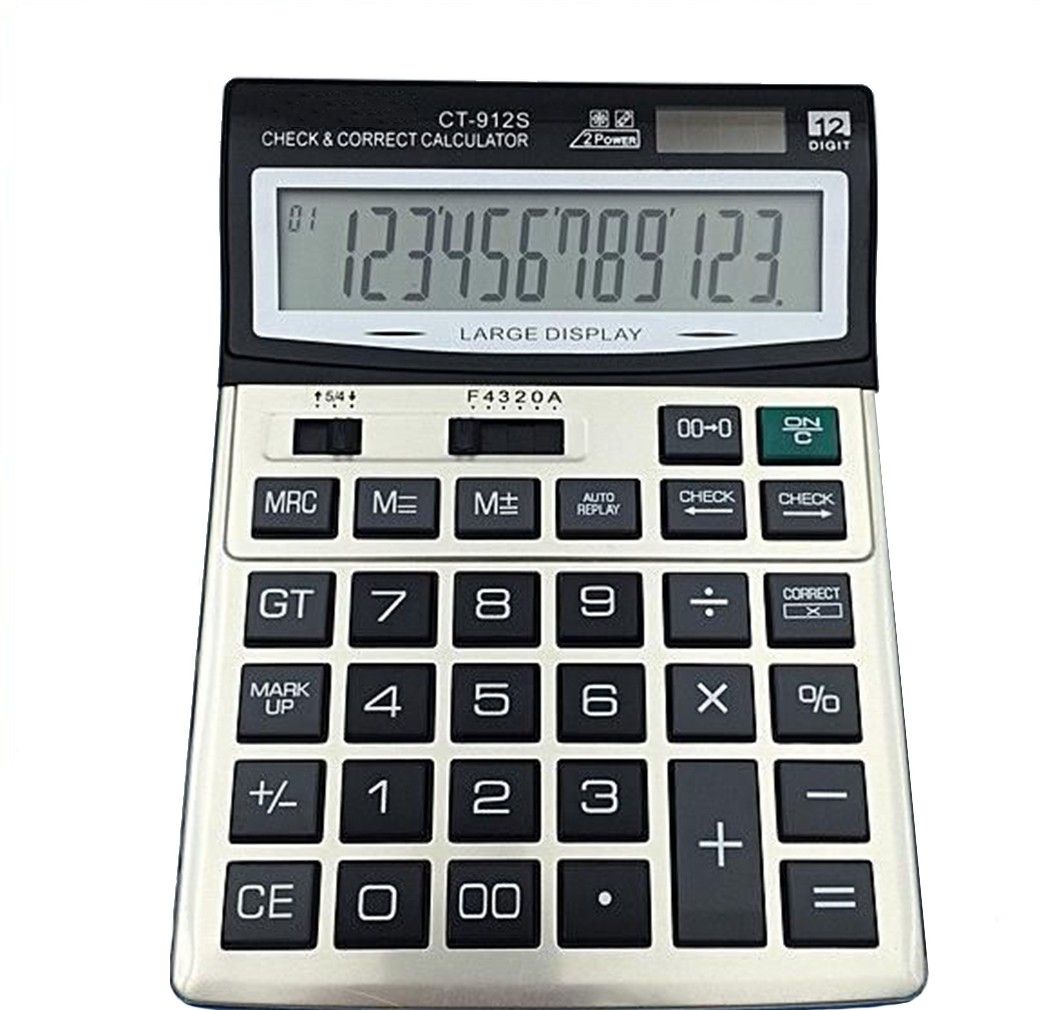 CT-912(S) Medium Size 12 Digit Big Display Basic Calculator BasicCalculator-image-3