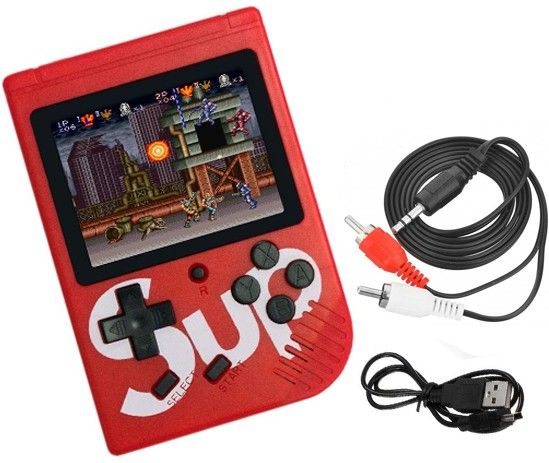 BUY SURETY New Collection SUP Handheld Game Console,Portable Video Game 3 Inch HD Screen,Portable Retro Game Console for Player Classic Game Console With 1 USB Charge and 1 TV output cable Birthday Presents for Children & Inbuilt With 400 Games Like Snow Bros, Contra, Spiderman, Bomber Man, Adventure Island, SEGA etc with 400 In 1, Snow Bros, Contra Series, Super Mario, Bomber Man, Spider Man-picture-15