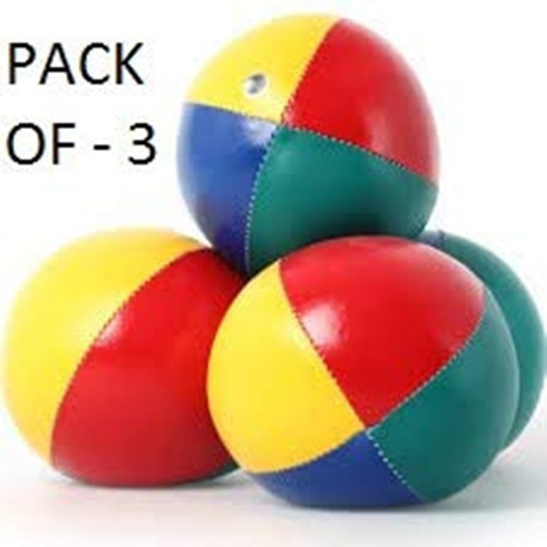 schuyler Non-Woven-Fabric Juggling Ball, Set of 3, Multi-Color image 1