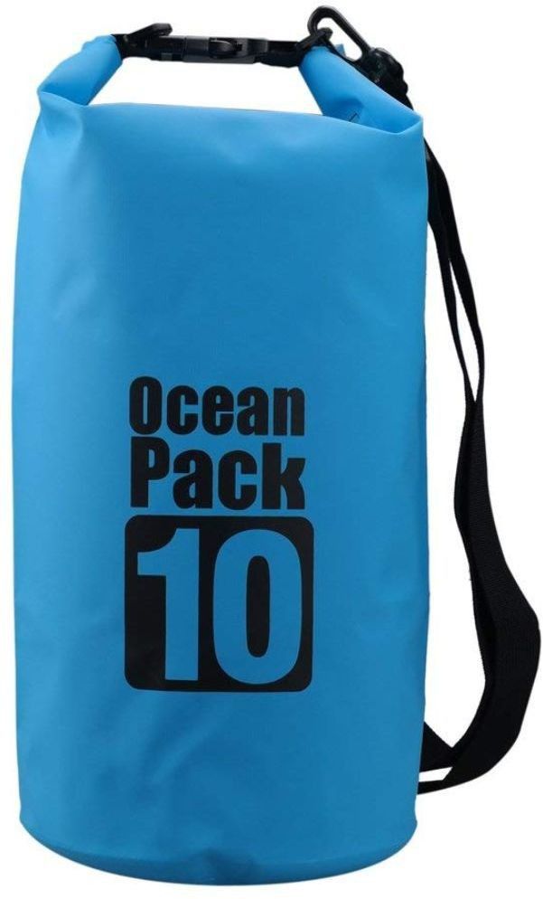 10 Liter Outdoor Ocean Pack Waterproof Dry Bag (Blue)