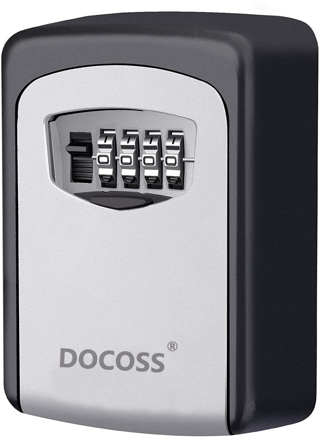 docoss Metal Key Safe Wall Mounted for House Outdoor Storage Key Box Combination Lock-picture-10