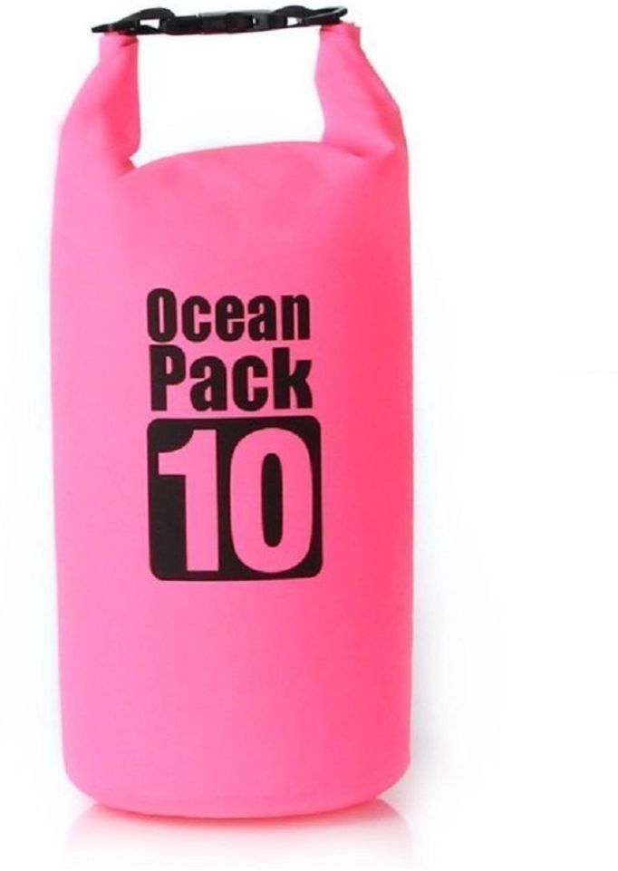 10 Liter Outdoor Ocean Pack Waterproof Dry Bag (Pink)