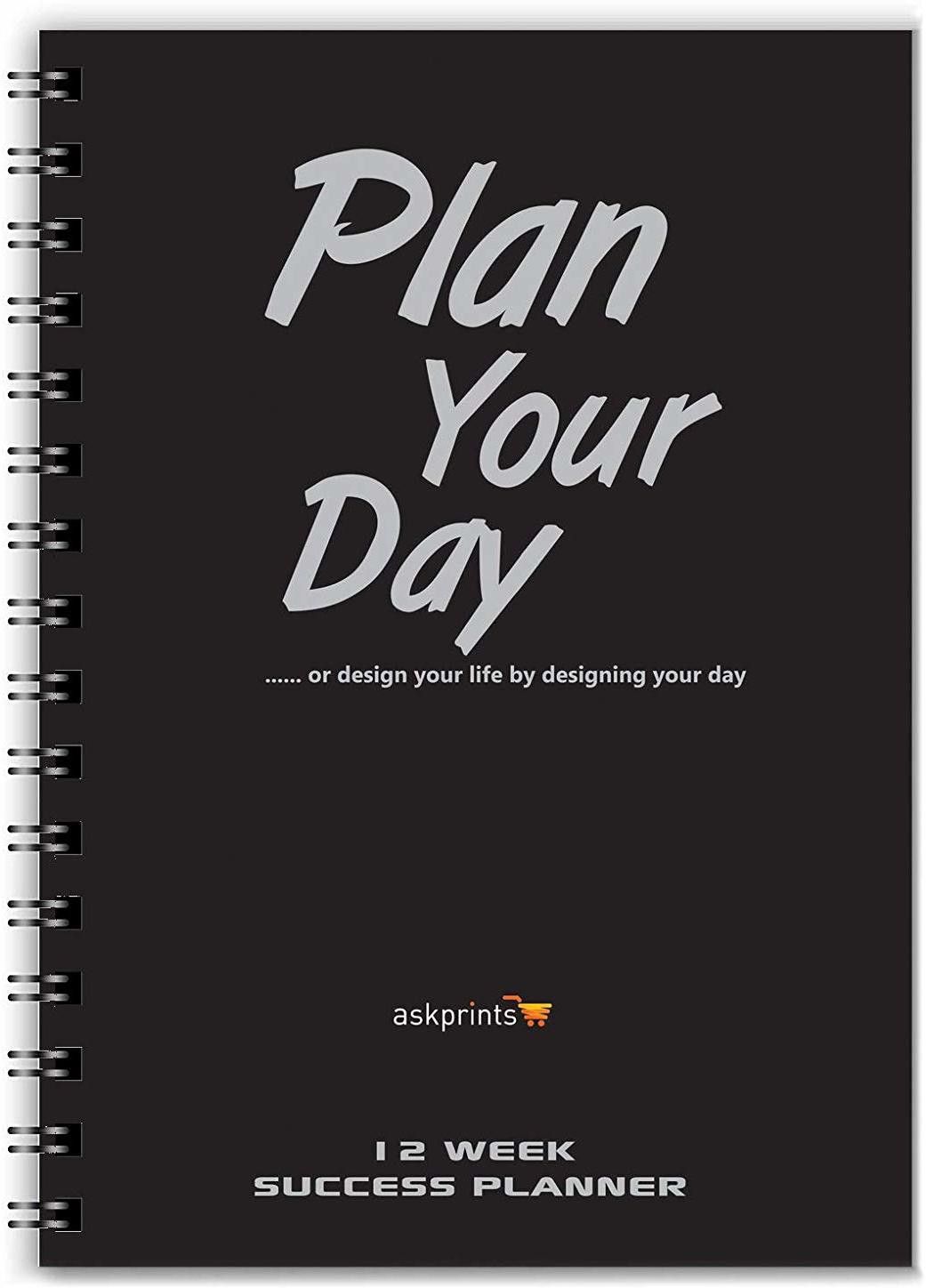 "Plan Your Day" The High Performance Success Planner for #Entrepreneur #Students #Employees A5 Planner Yes 180 Pages