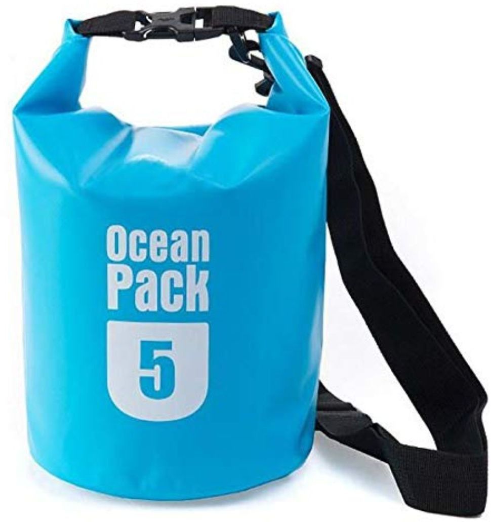 5 Liter Outdoor Ocean Pack Waterproof Dry Bag (Blue)