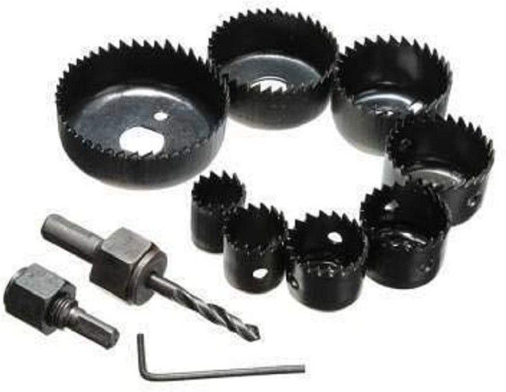11 PIECES HOLE SAW
