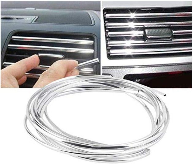 take care Ac-Vent-Edges-Car-Decorative Car Beading Roll For Grill and Garnish Cover-picture-27