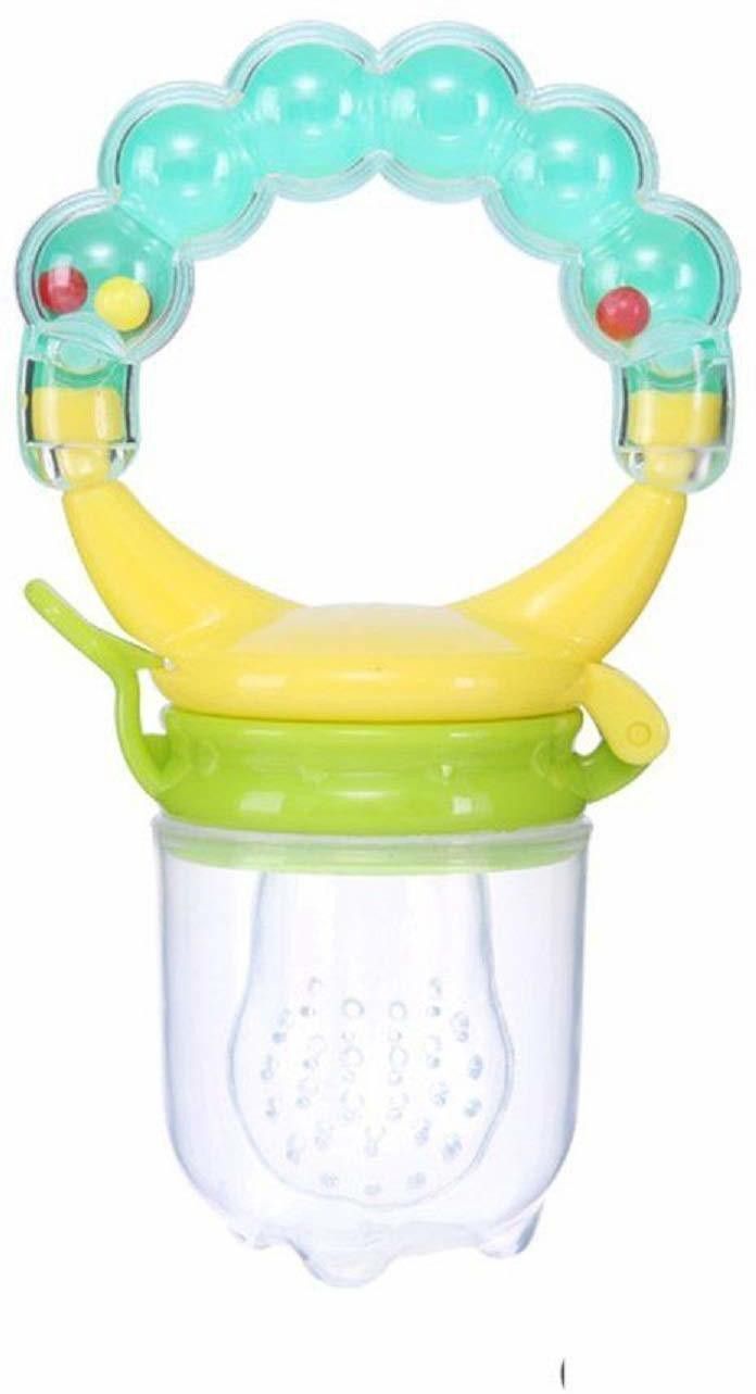 Baby Nipple Fresh Food Fruit Milk Feeding Bottles Nibbler + Silicone Finger Brush Tongue Cleaner for Baby Teething/Gums Ultra Soft Toothbrush - Pack of 2 Soother-image-38