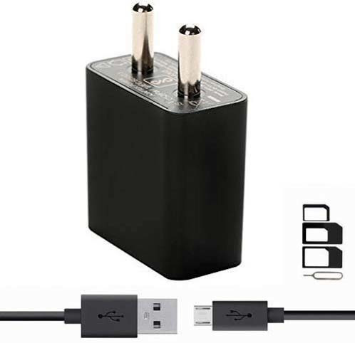 urcart Wall Charger Accessory Combo for Xiaomi Redmi Note 5 AI Dual Camera, Xiaomi Redmi Note 5, Xiaomi Redmi Note Five, Xiomi Mi Note 5, redmi Note 5, Mi Note 5, Mi Note5, Xiaomi Redmi Note 5 Pro, Xiaomi Redmi Note5 Pro, Xiomi Mi redmi Note 5 Pro, Xioami Redmi Note Five Pro, Mi Note 5 Pro, Mi Note5 Pro Charger With 1 Meter Micro USB Charging Data Cable And SIM Adapter image 1