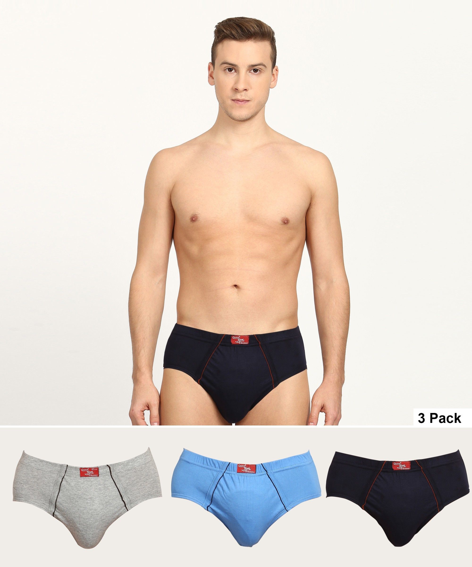 rupa jon Pack of 3 Men Brief-picture-16