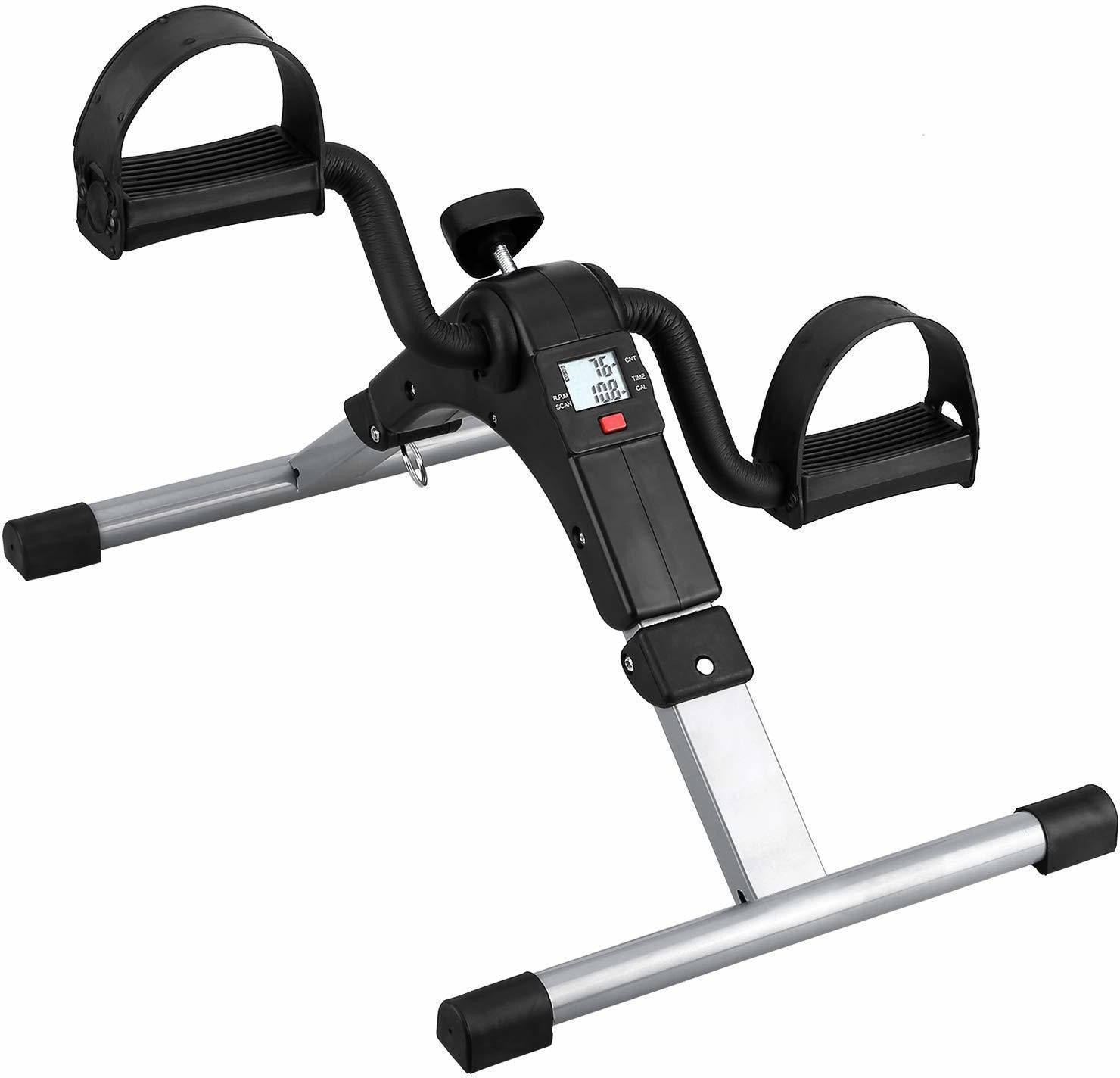 nimyank Digital Folding Mini Bike Pedaler, Fitness Gym Equipment for Seniors Mini Pedal Exerciser Cycle-picture-26
