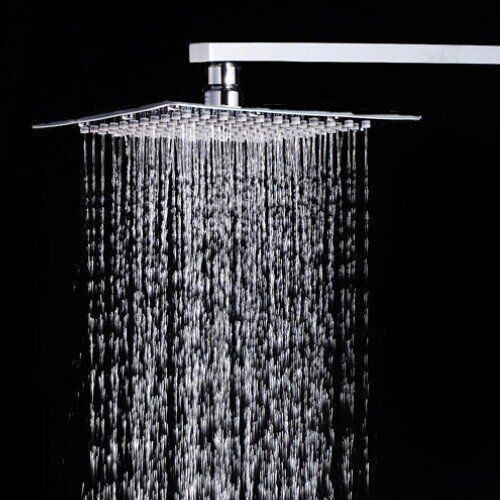 LOGGER - 10X10 Ultra Slim Shower Head with 18 inches Square Shower Arm Ultra Slim-image-2