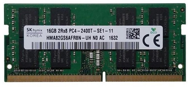 Hynix DDR4 2Rx8 DDR4 16 GB (Dual Channel) Laptop (HMA82GS6AFR8N-UH PC4-19200, Laptop Memory) image 1