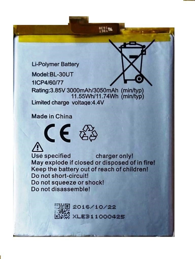 GIFFEN Mobile Battery For TECNO Tecno i3 PRO Tecno BL-30UT image 1