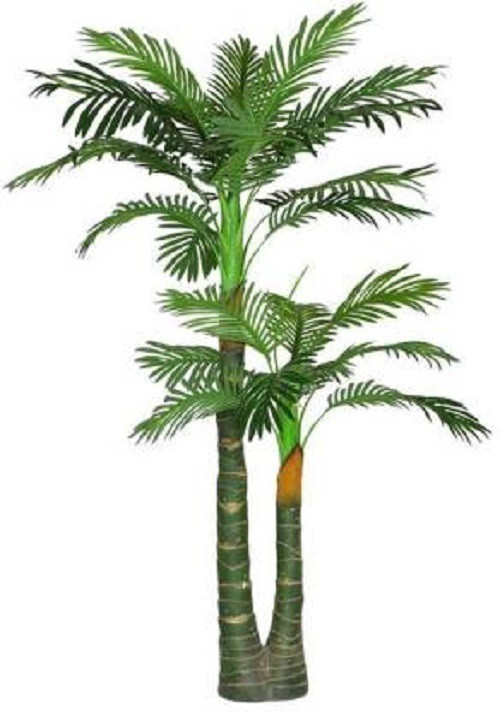 kooniv Big Artificial Palm Tree Green Plant Home Decorative Artificial Tree Bonsai Artificial Plantwith Pot image 1