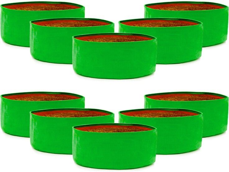 scotmen Terrace gardening grow bag 15"x6" Pack of 10 Grow Bag-picture-13