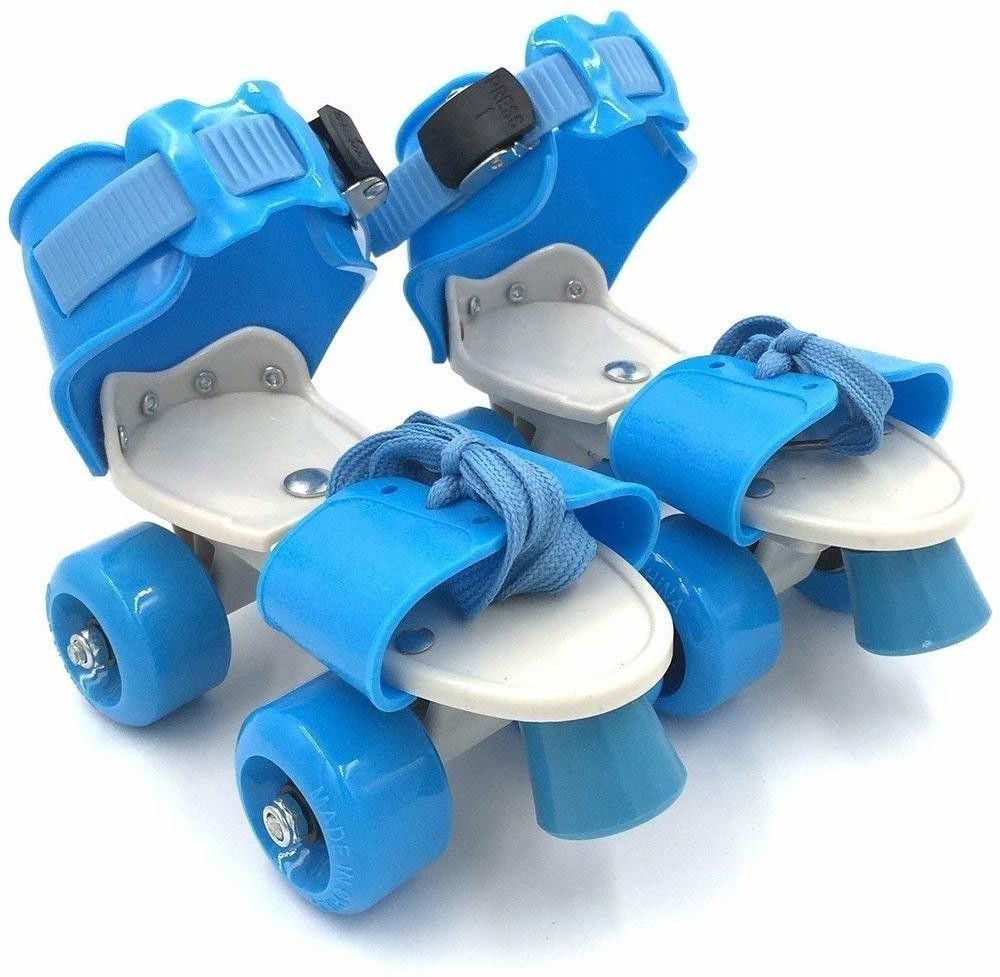 Skates Shoes/Skating Shoes for Kids with Front Brake Kids Roller Skates Shoes (Age Group 5-10 Years) Quad Roller Skates - Size 4-8 UK Quad Roller Skates - Size 4-8 UK (Blue) Quad Roller Skates - Size 4-7 UK-image-31