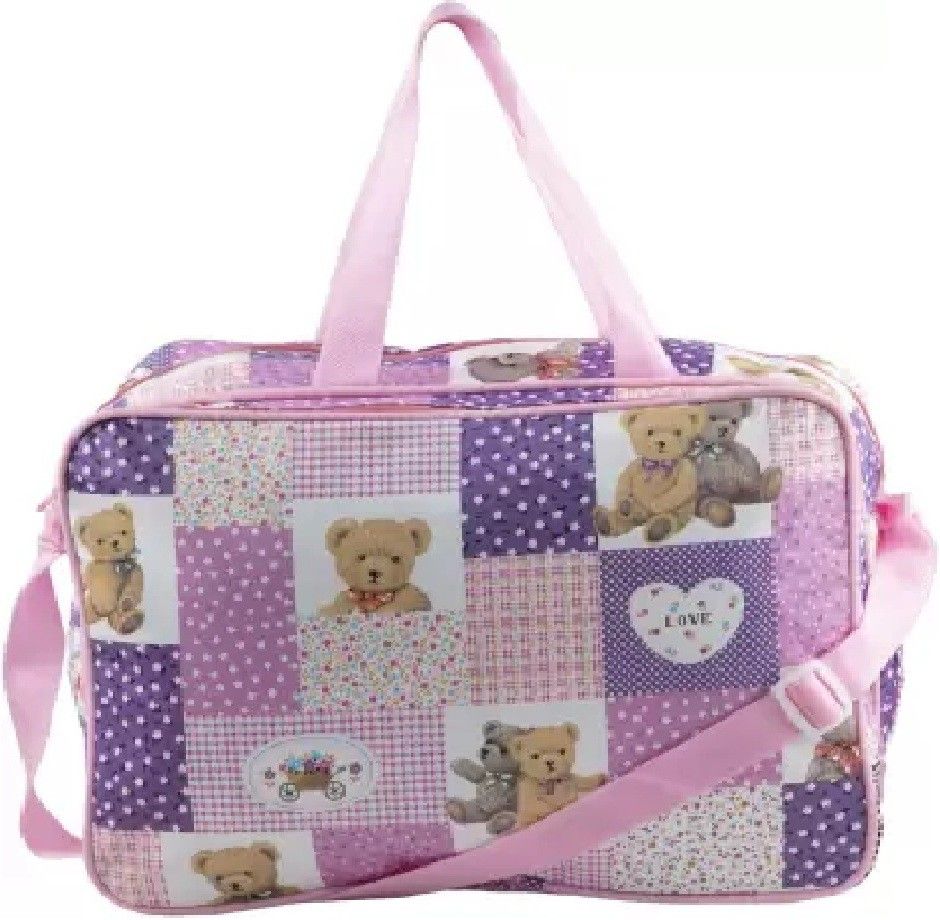 Diaper Bag with Shoulder Strap 15 Ltr Diaper Bag (Purple) diaper bag-image-11
