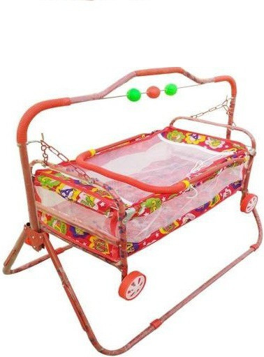 baby love Baby Swing Cradle Jhula with Mosquito Net for New Born Baby image 1