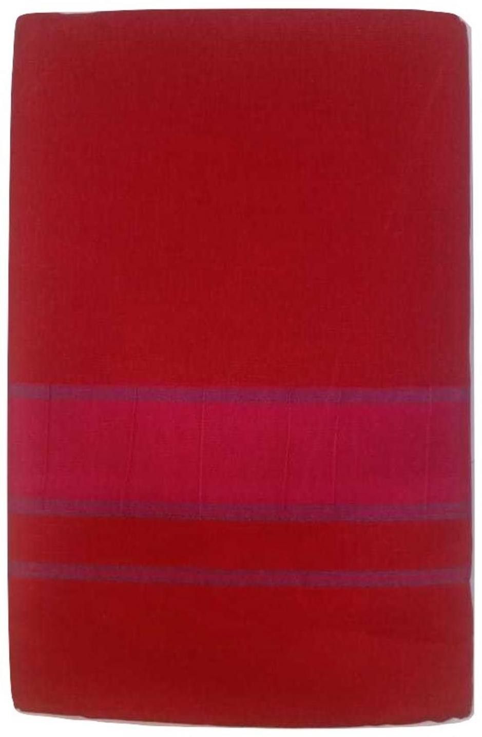 SHRI ANAND maroon_4.5mtr_dhoti Solid Men Dhoti-picture-20