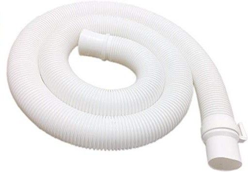 1 Meter Washing machine Outlet pipe Corrugated Plastic Outlet/Drain/Extension Hose Suitable for All Fully/Semi Automatic Washing Machines Outlet (Length: 1 Meter, White) Hose Pipe-image-4