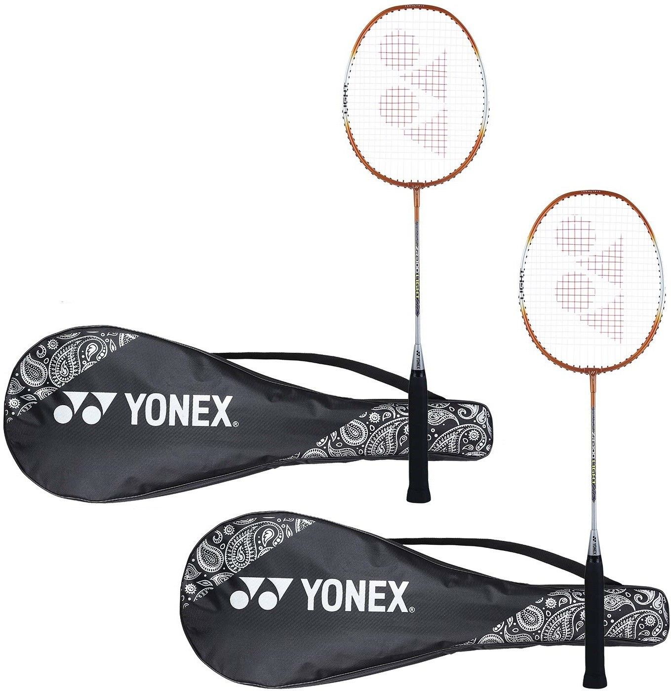 ZR 100 LIGHT Orange Strung Badminton Racquet-image-44