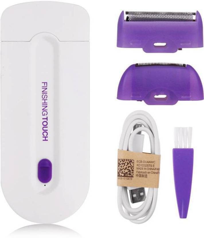 Holiday Finishing Touch Women's Painless Hair Remover Instant&Pain Free Laser Sensor Light Shaver Trimmer for Women Cordless Trimmer (White)Shaver For Women, Men-image-45