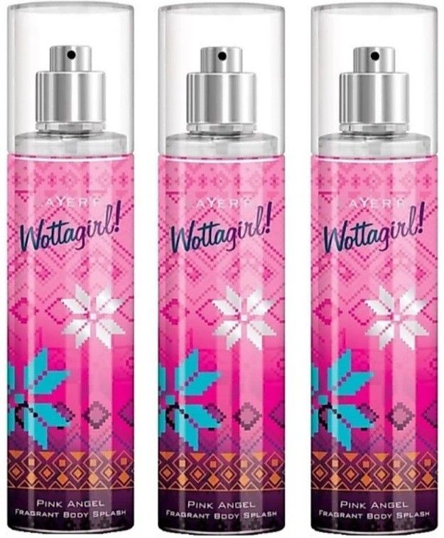 Wottagirl Pink Angel Body Splash for Women - Combo of 3 pieces Body Mist-For Women-image-39