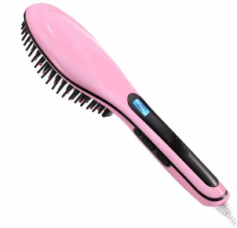 yashi creation HQT-906 Fast Hair Straightener Brush Comb with Temperature LCD Display Hair Straightening Machine Screen Flat Iron Styling Hqt 906 Hair Straightener-image-45