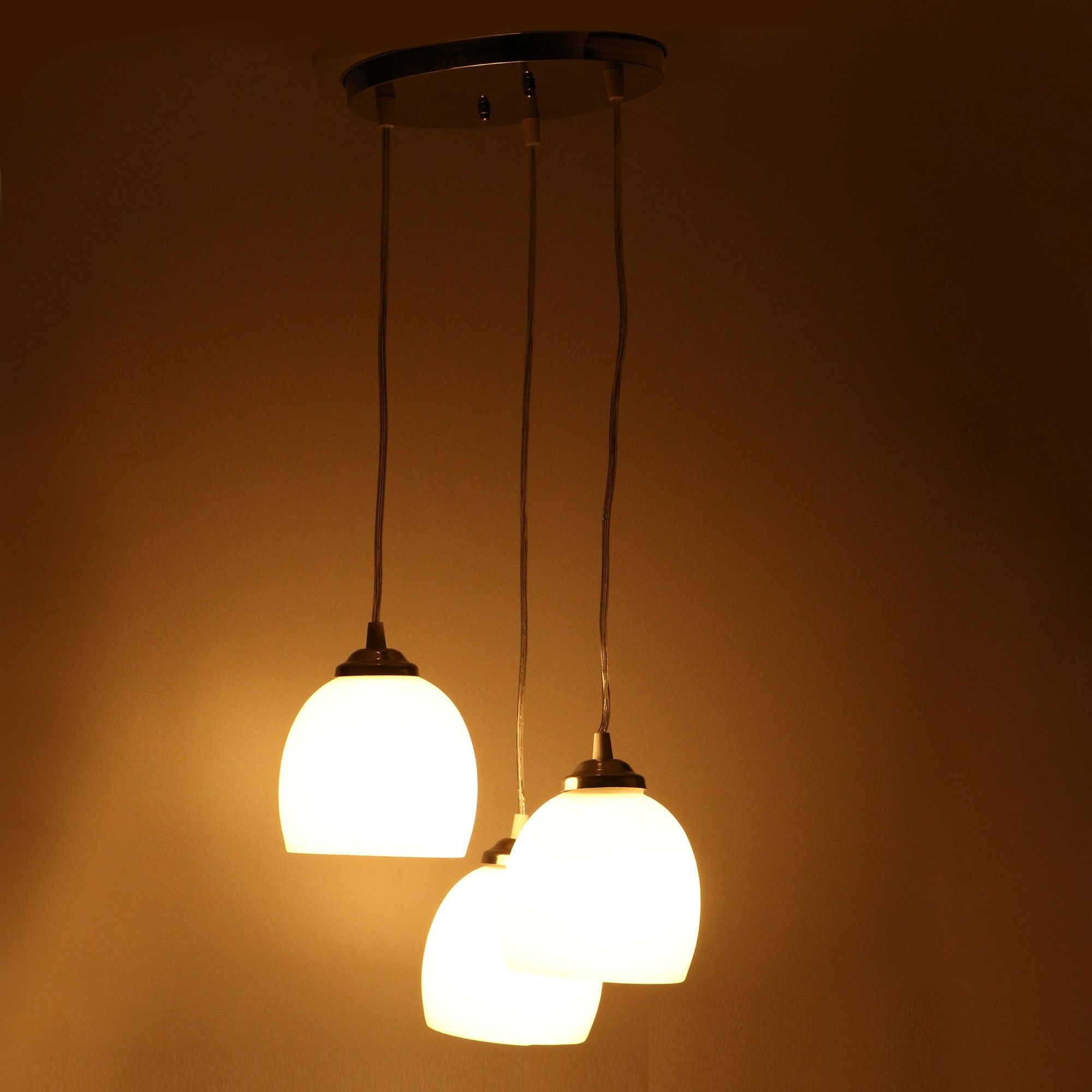 afast Hanging Ceiling Lamp Of 3 Decorative Glass Shade In,1 Metal Fitting VG34 Pendant Lamp Ceiling Lamp-picture-25