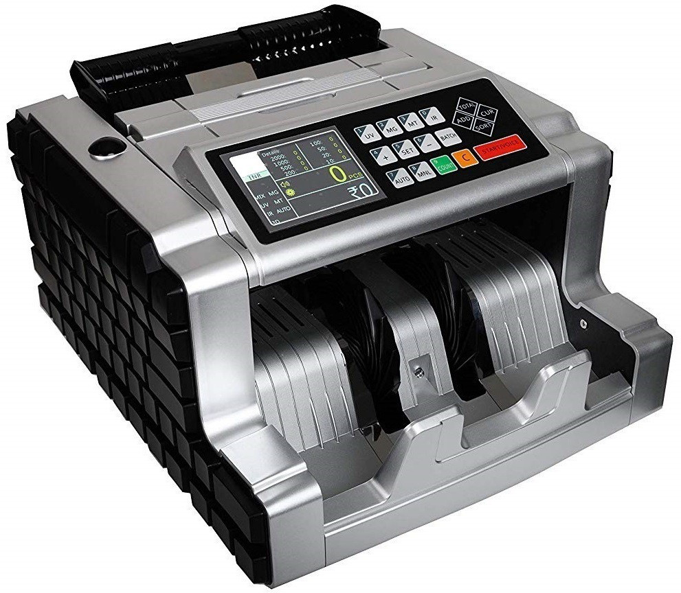 Drop2Kart MixValue Counter -TFT Display, UV/MG/IR Sensor,External Display with Calculator Note Counting Machine image 1