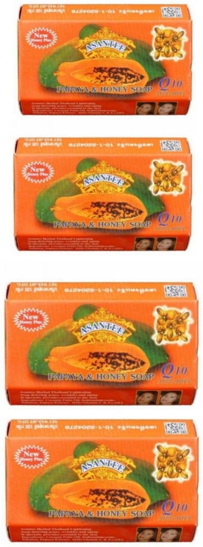 asantee Skin Whitening Papaya & Honey soap-picture-21