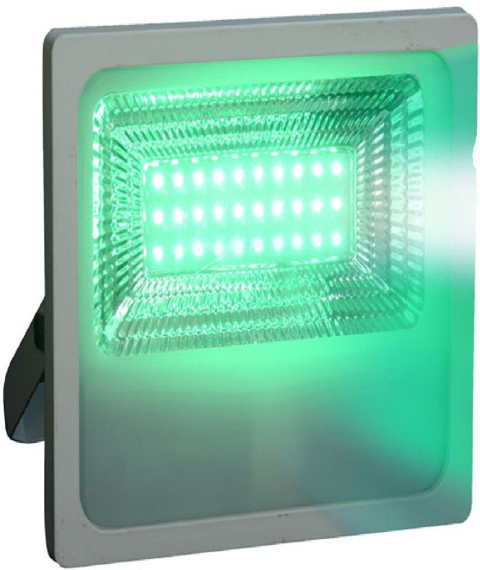 50wattgreenflwhitebody01 flood light outdoor lamp