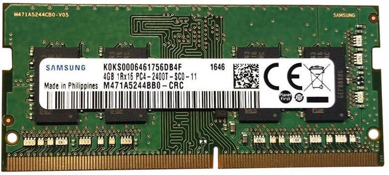SAMSUNG PC4-19200,1.2V DDR4 4 GB (Single Channel) Laptop, Mac (M471A5244BB0-CRC, 1RX16, DDR4-2400T, LAPTOP MEMORY MODULE) image 1