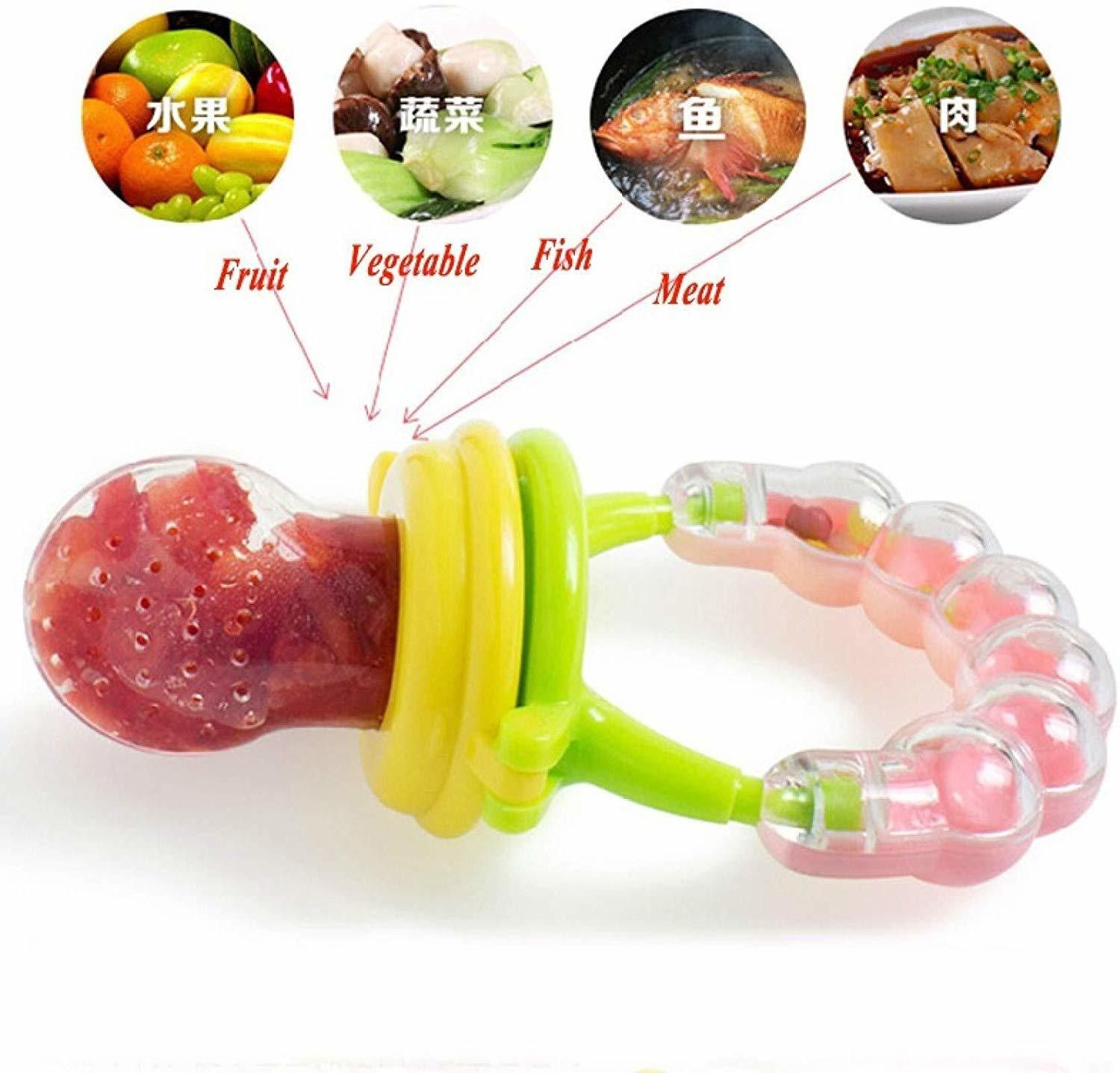 Baby's BPA-Free Silicone Food Nibbler for Fruit and Veggie Teether and Feeder-image-6