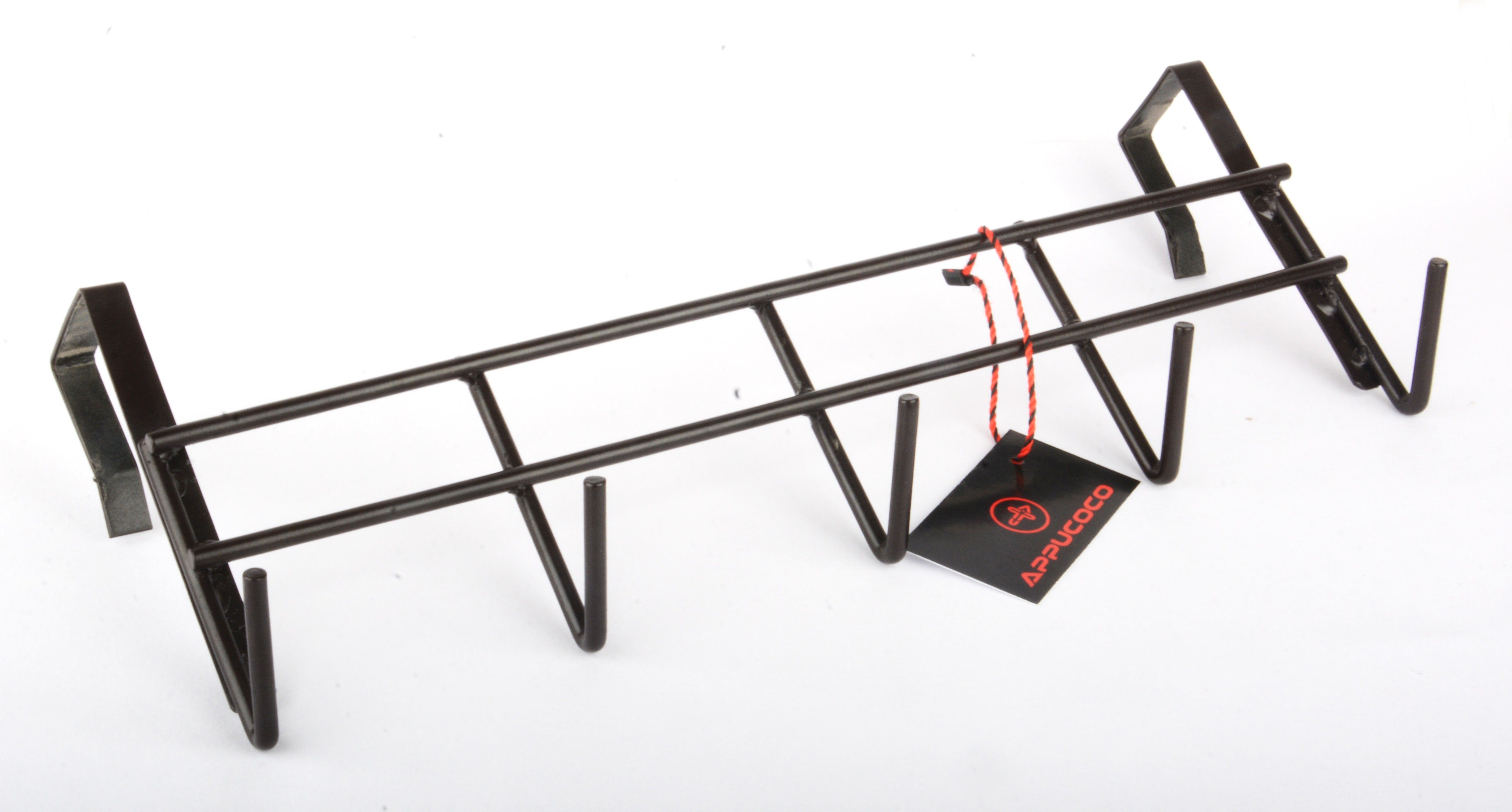 Heavy-duty Hanging Organizer Rack With No Hole Drilling Required To Securely Hold Your Clothes, Coat, Towel, Bag (Compatible with Upto 4cm thick door) Door Hanger-image-14