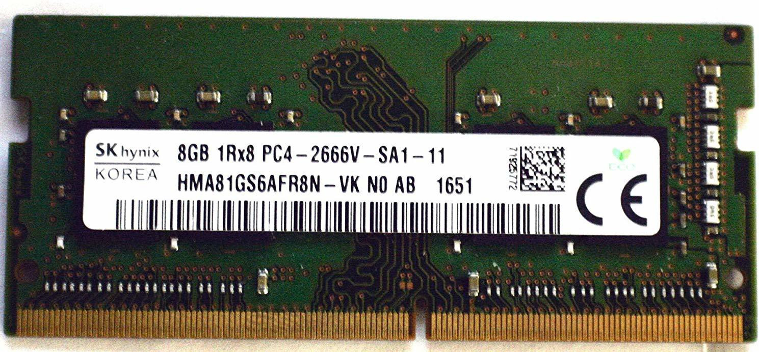 Hynix PC4-21300,1.2v, CL11, Non Ecc DDR4 8 GB (Single Channel) Laptop, Mac (HMA81GS6AFR8N-VK,1RX8,DDR4-2666V-SA1-11 Laptop Memory module) image 1