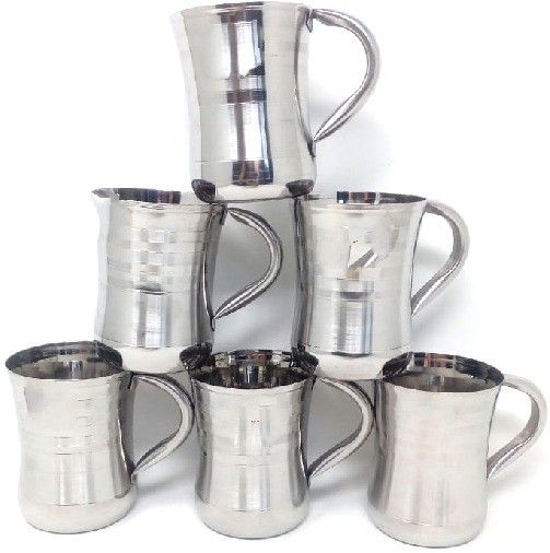 yogit Pack of 6 Stainless Steel Stainless Steel Tea & Coffee Cup-picture-12