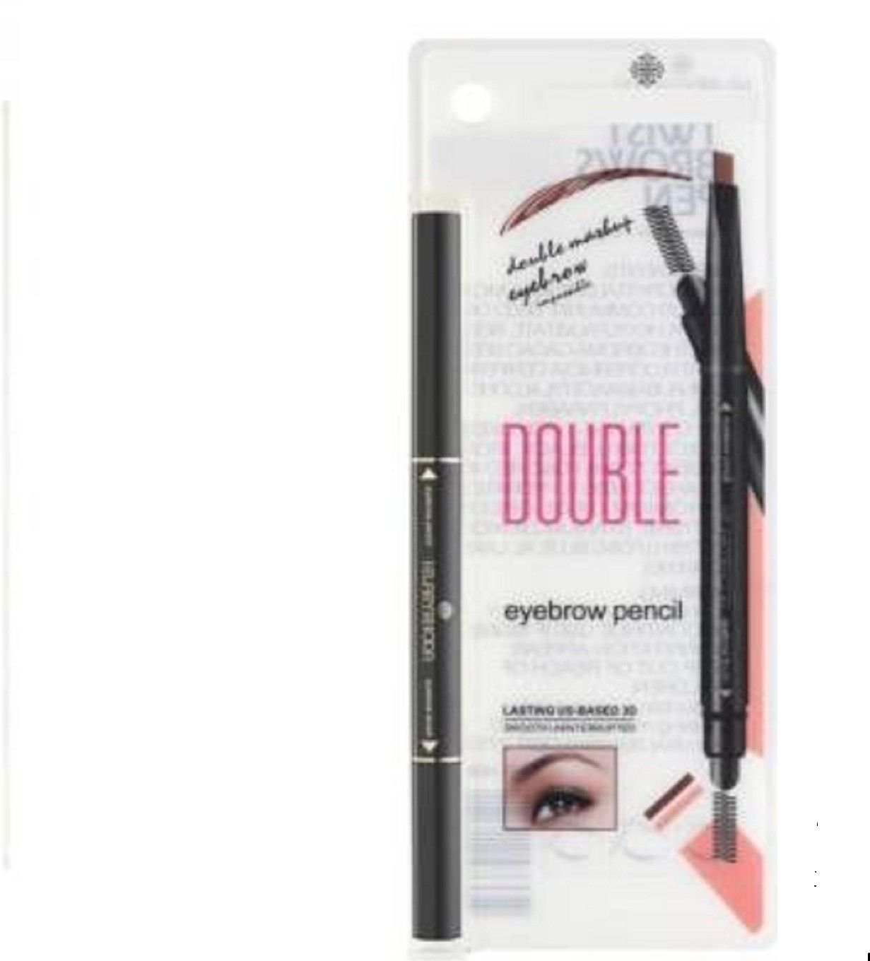 Eyebrow Pencil with eyebrow Brush (Brown-image-9