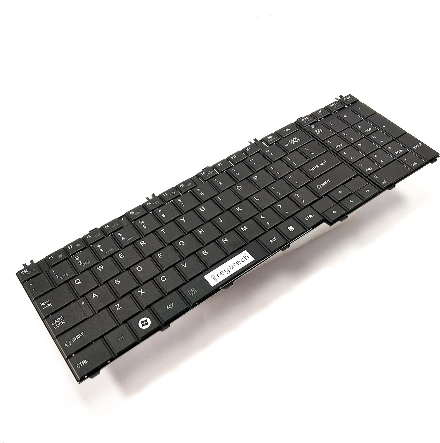 Regatech Tosh L655-1HG, L655-1HH, L655-1J4, L655-1J6 Internal Laptop-size Laptop Keyboard Compatible with Desktop, Laptop, Mac image 1