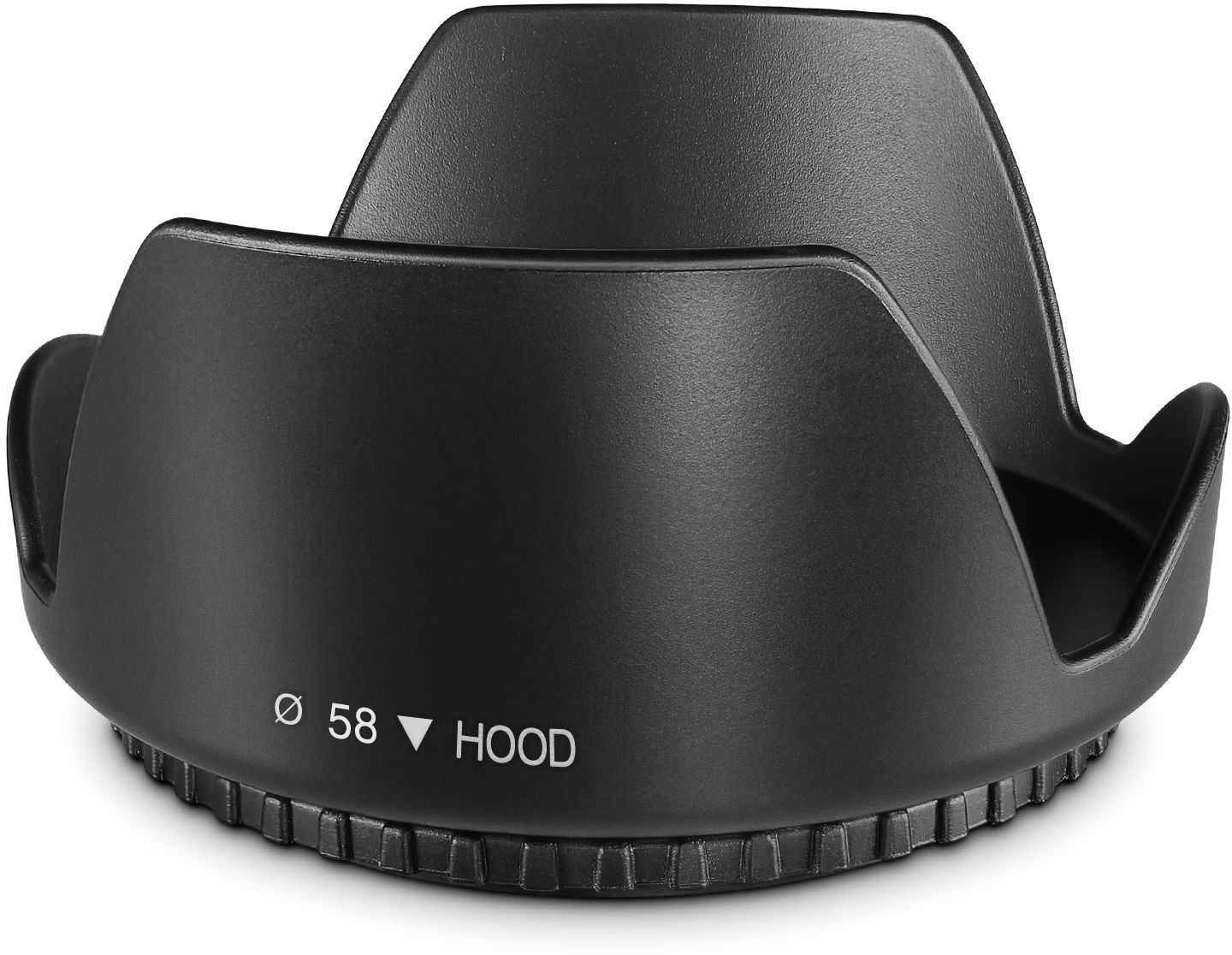 BOOSTY 58mm lens hood for for eos 1200d, eosLens Hood-image-45