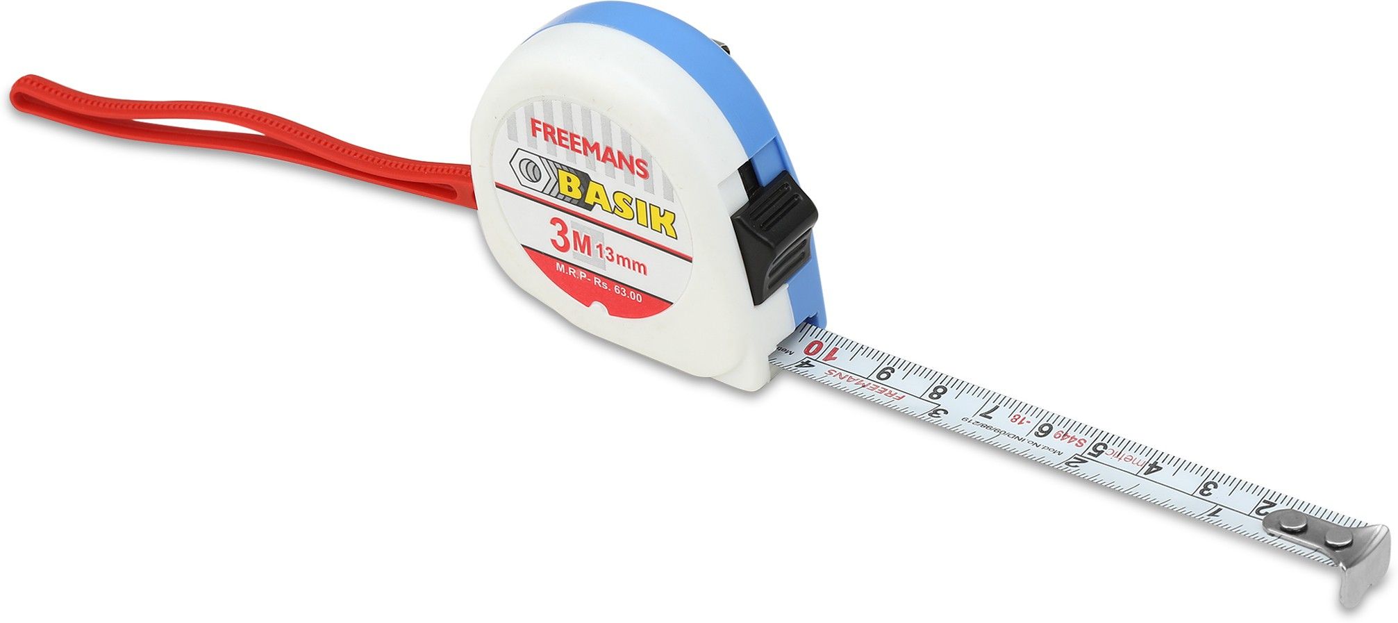 3 Mtr Length and 13mm wide Basik Measurement Tape-image-24