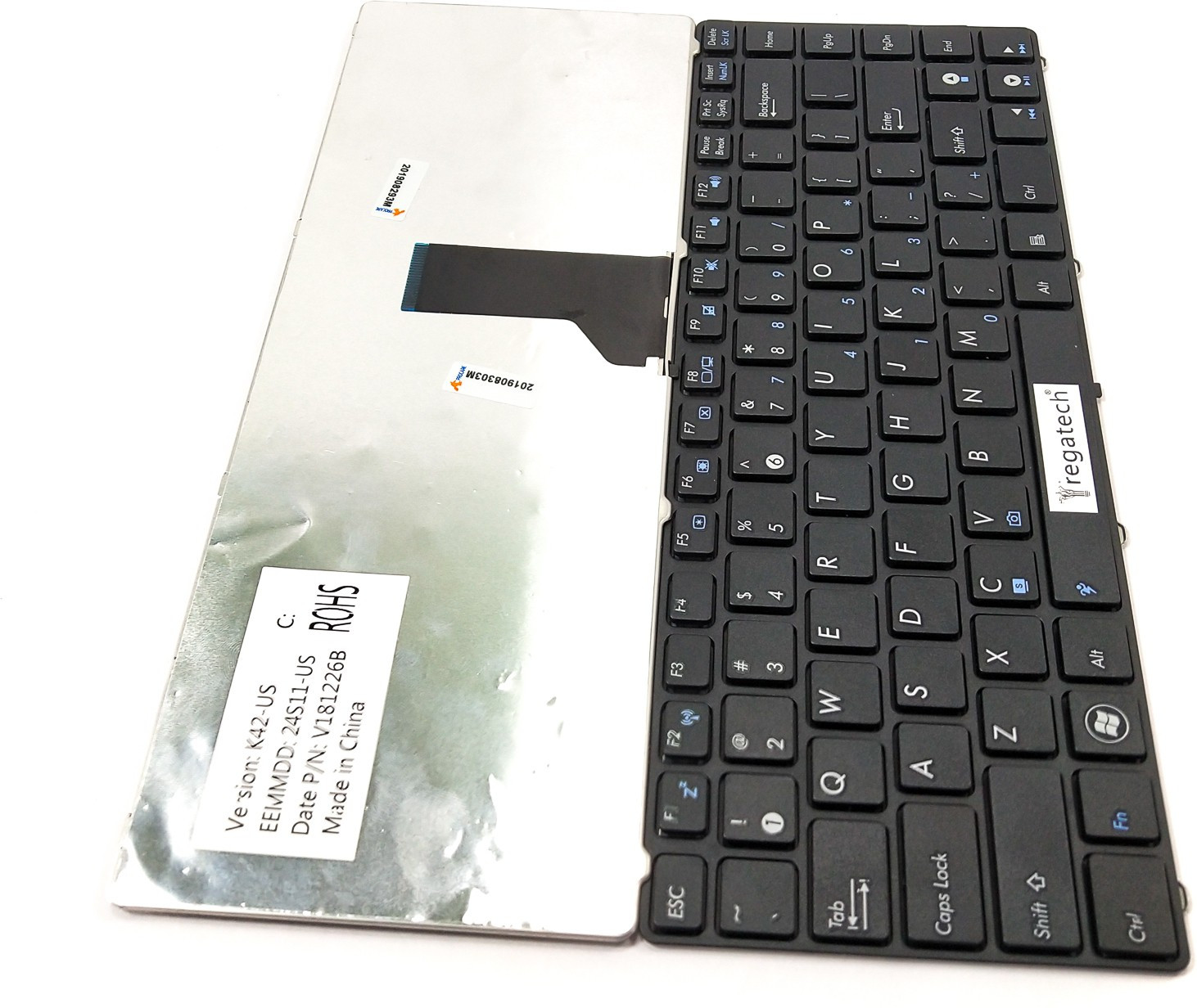 Regatech A43SJ-VX038D, A43SJ-VX052D, A43SJ-VX053V Internal Laptop-size Laptop Keyboard image 1