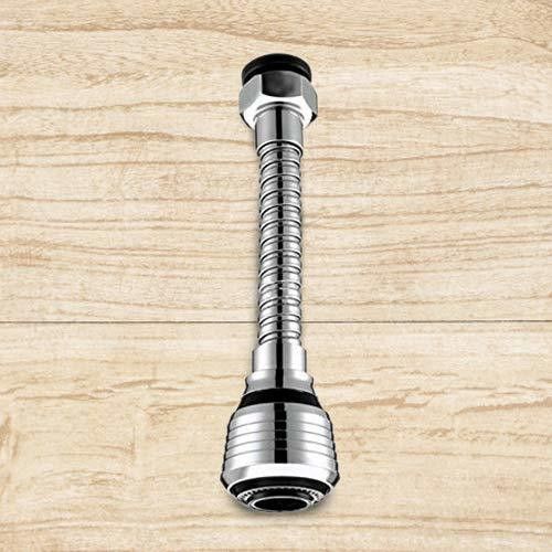 Flexible Sprayer (6 inch, Silver) Sprayer Flow Cock Shower type Faucet Nozzle-image-18