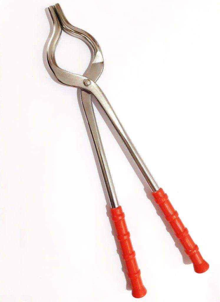 puno Stainless Steel Easy Grip Sansi/Chimta/Pincer Utensil Holder, Stainless Steel Easy Grip Sansi/Chimta/Kitchen Pincer Utensil Holder 26 cm NA Tongs-picture-42